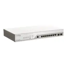 D-Link Nuclias Cloud-Managed DBS-2000-10MP - Commutateur - intelligent - 8 x 10 - 100 - 1000 (PoE+)... (DBS-2000-10MP/E)_2